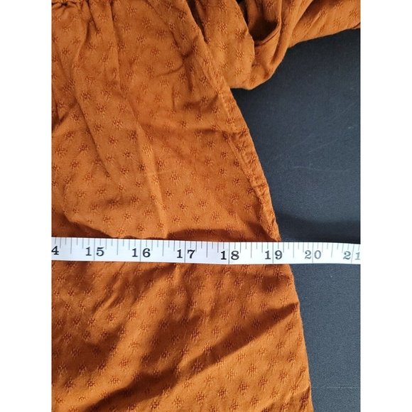 Universal Thread Women's Copper Brown Eyelet Dress Size X Small XS NWT - Picture 14 of 16